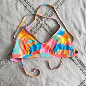 Wild Fable Multicolor Kids Bikini Top